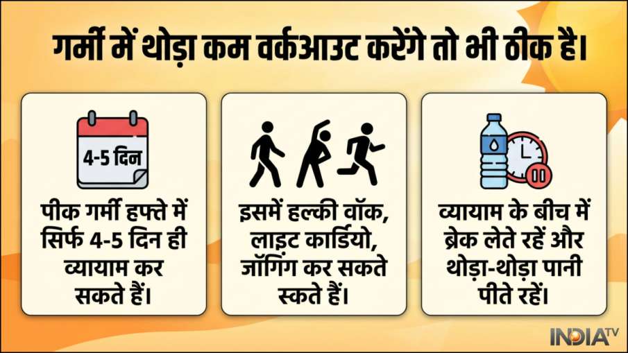 ग्रीष्मकालीन कसरत युक्तियाँ 3